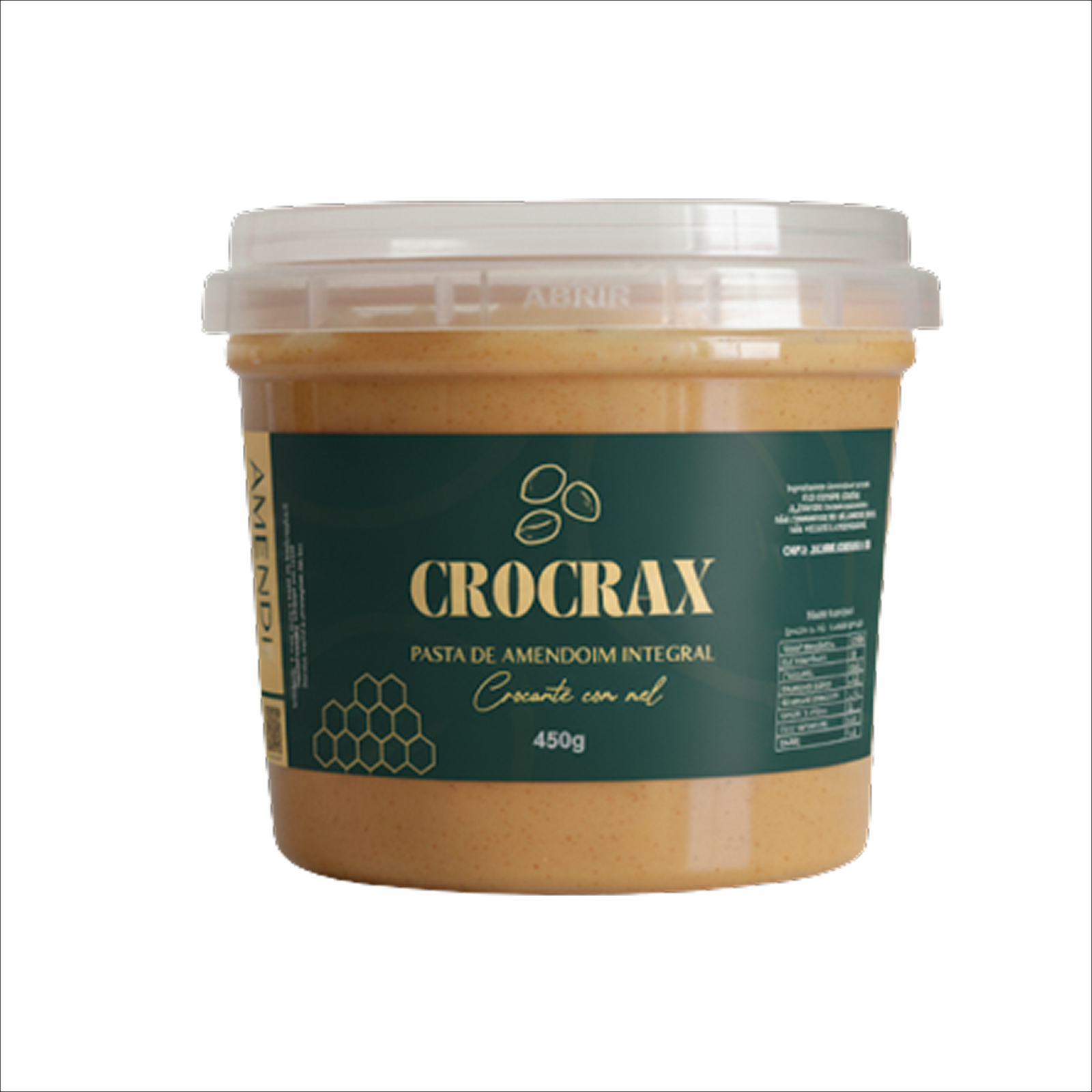 Crocrax Crocante Com Mel 450g